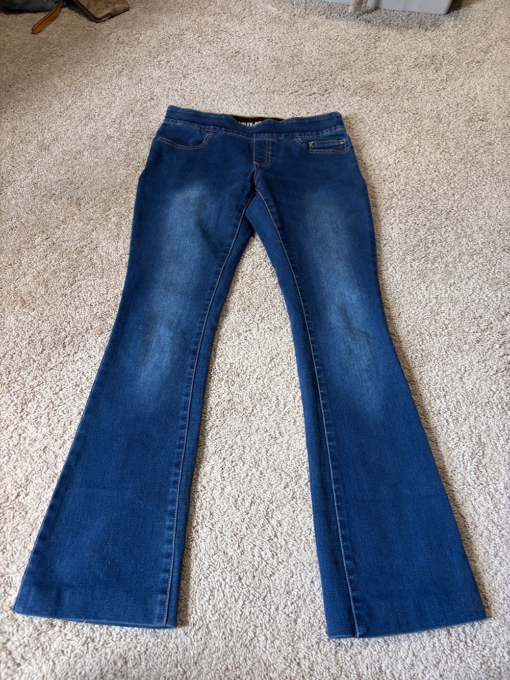 HARLEY-DAVIDSON Pull on bootcut jeans size 27